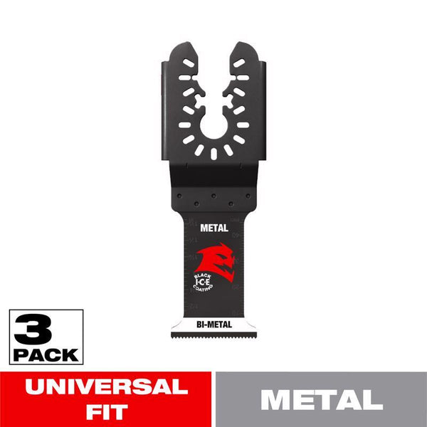Diablo DOU125BF3 1-1/4 in. Universal Fit Bi-Metal Oscillating Blades for Metal (3-Pack)