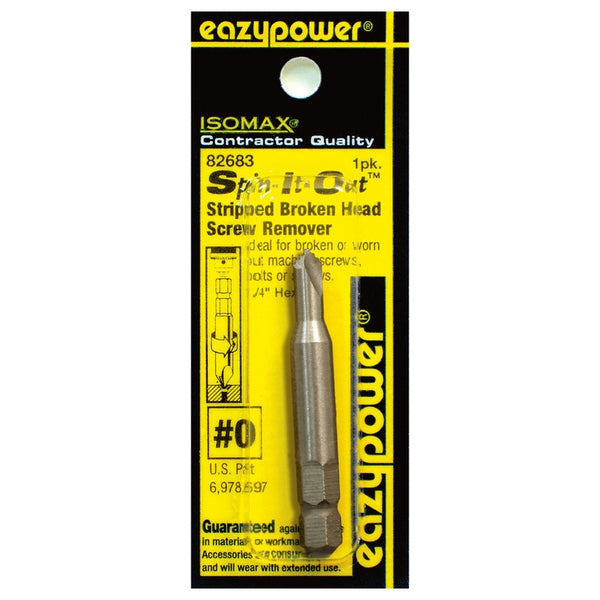 Eazypower Damaged Screw Remover, No.0 Spin It Out (GIDDS2-2479553) 82683