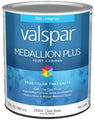 Valspar 21004 Clear Base Medallion Plus Interior Paint & Primer, Flat, 1 Quart 028.0021004.005