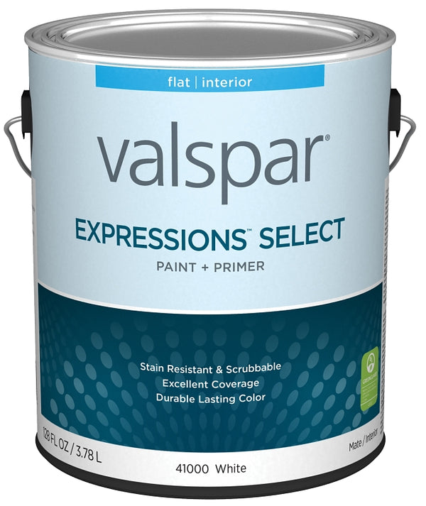 Valspar Paint&Primer INTR FLT WHT GAL 028.0041000.007