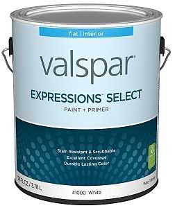 Valspar Paint&Primer INTR FLT WHT GAL 028.0041000.007