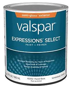 Valspar Paint&Primer EXTR SG PSTLBS QT 028.0046002.005