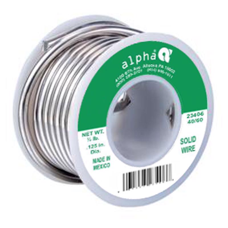 Alpha Metals AM23406 8OZ .125 GP Solder - Quantity 1