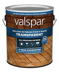 Valspar Stain&Sealer TRNSP CDR NATL 1G VL1028075-16