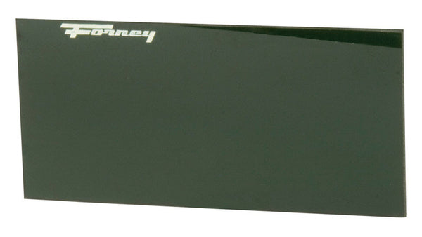 Forney 57008 Lens Replacement Hardened Glass, 4-1/4-Inch-by-2-Inch, Shade-8 , Black