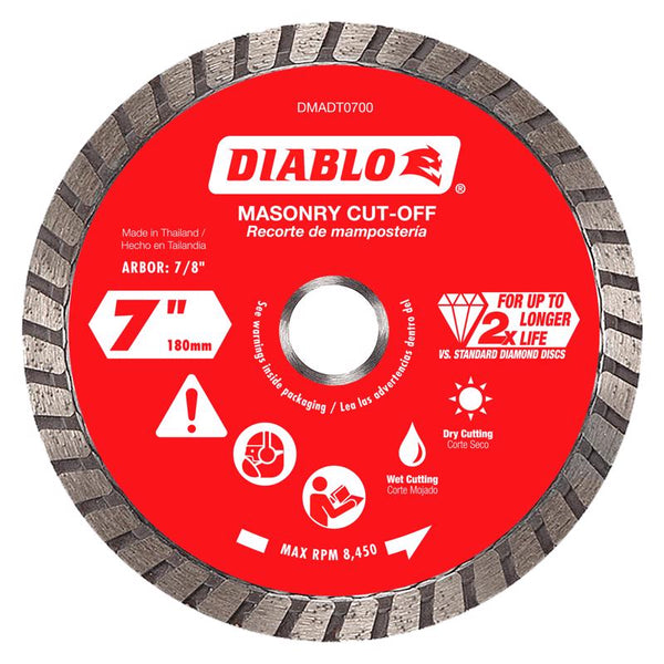 Freud-Diablo DB 7 Diamond Turbo MAS Cut Off DMADT0700