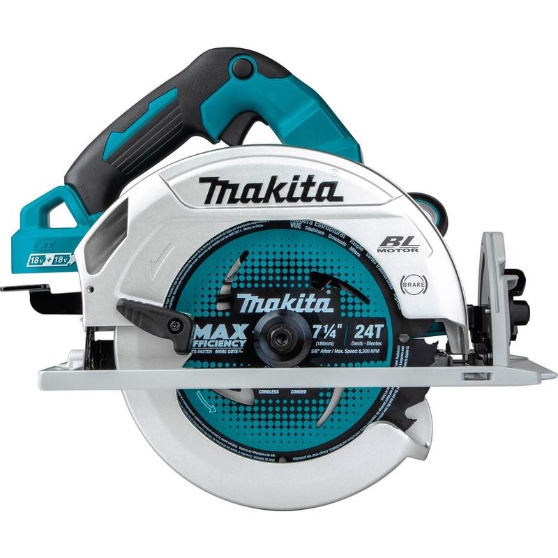 Makita XSH06Z 18V X2 LXT? Lithium-Ion (36V) Brushless Cordless 7-1/4? Circular Saw, Tool Only