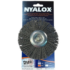 Dico 541-772-4 Nyalox Wheel Brush 4-Inch Grey 80 Grit