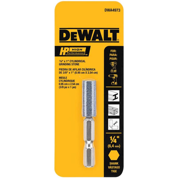 DEWALT DWA4973 Aluminum Oxide 3/8" x 1" Hp Grinding Pt