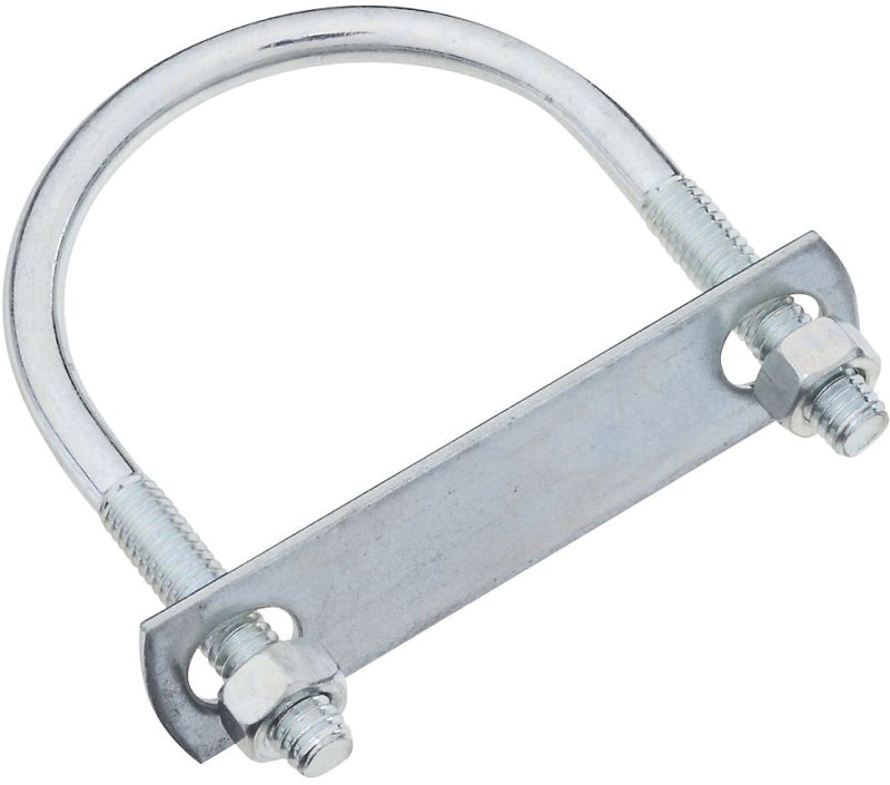 National Hardware #542-5/16 in. x 2-1/2 in. x 3-1/2 in. Zinc Plated U Bolt with Plate and Hex Nut