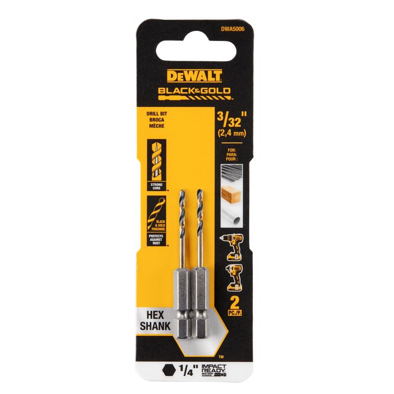 3/32 BLACK AND GOLD IR DRILL BIT