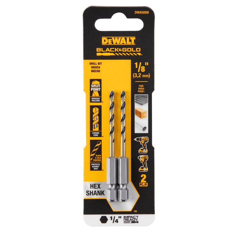 1/8 BLACK AND GOLD IR DRILL BIT