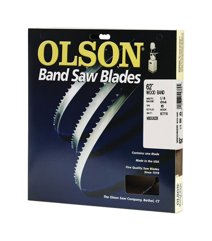 Olson Saw WB55362DB 62-Inch by 1/4 Wide by 6 Teeth Per Inch Band Saw Blade