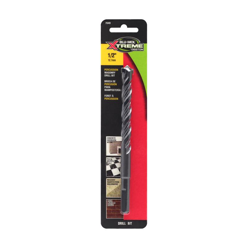 Disston Blu-MOL Xtreme 1/2 in. X 6 in. L Carbide Tipped Masonry Drill Bit Straight Shank 1 pk
