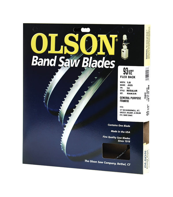 Olson Saw FB08593DB 1/8 by 0.025 by 93-1/2-Inch HEFB Band 14 TPI Regular Saw Blade