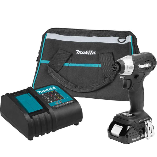 Makita XDT18SY1B 18V LXT Lithium-Ion Sub-Compact Brushless Cordless Impact Driver Kit (1.5Ah)