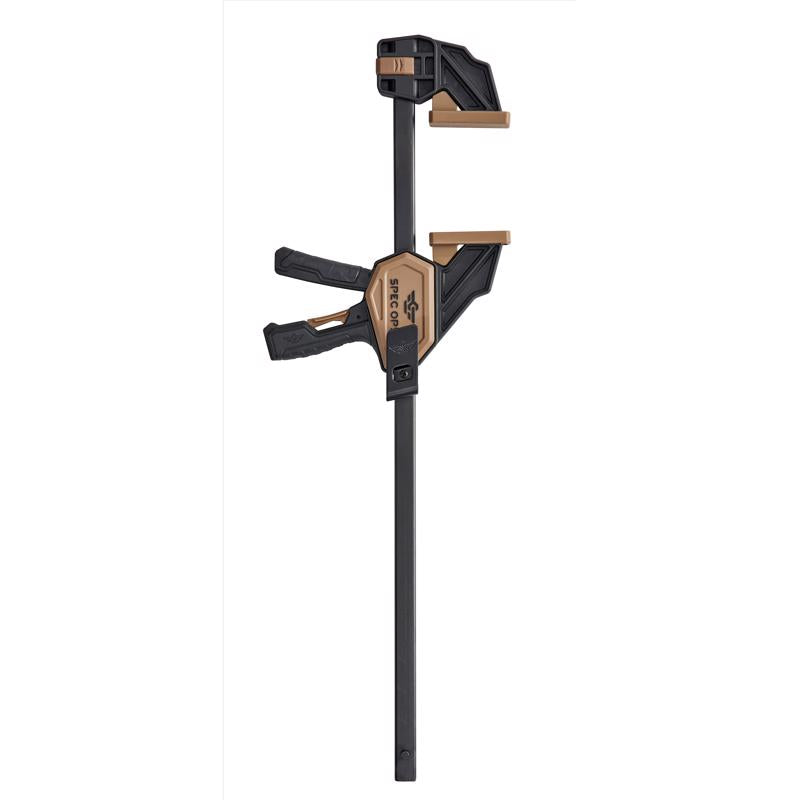 Spec Ops Trigger Clamp for Woodworking 13" Medium One-Handed Bar Clamp/Spreader 165 Lbs. 2-Pack