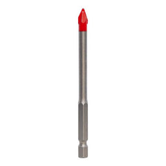 Diablo Hard Tile & Stone Carbide Tipped Drill Bit - Ideal for Hammer and Rotary Drills - 1/4" Diameter, Hex Shank, 3-1/2" Length - DMANSP1030