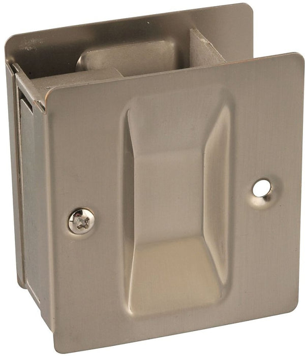 National Hardware N326-306 V1950 Pocket Door Pull in Satin Nickel