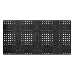 Knape & Vogt 0204-1632BK steel pegboard, Black