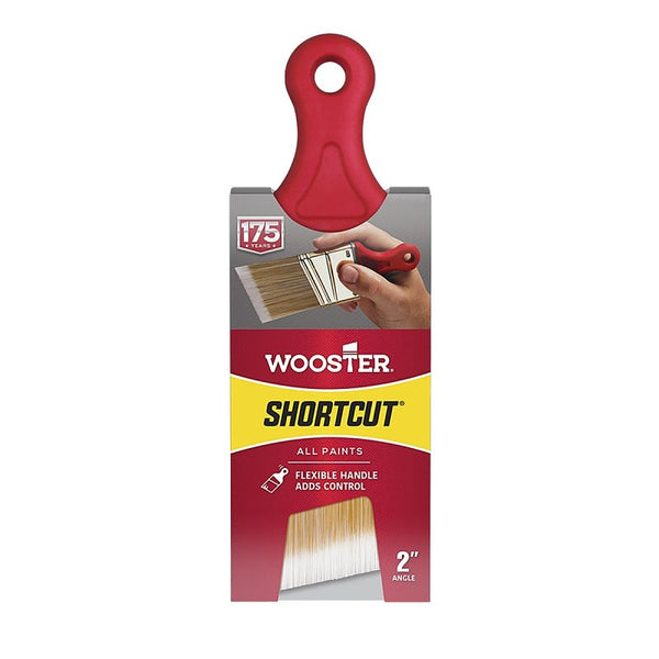 Wooster Brush Q3211-2 Shortcut Angle Sash Paintbrush, 2-Inch, White