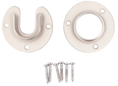 National Hardware S822-082 V8600 Closet Rod Flange, Satin Nickel