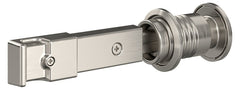 National Hardware N700-151 Barn Door Lock, 5" x 1-1/4" x 3/4", Satin Nickel