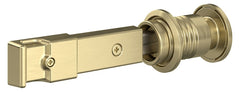 National Hardware N700-152 Barn Door Lock, 5" x 1-1/4" x 3/4", Brushed Gold