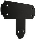 National Hardware 1163BC 5" x 17-1/2" x 11-1/4" Hartley T-Strap - Black N800-013 (3-Pack)