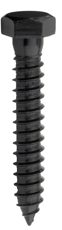 National Hardware N800-022 Lag Screw Made of Galvanized Steel Used to Install Outdoor Reinforcement Hardware Collection, Blacks on Pergolas Gazebos Arches and Raised Garden Beds, 1/2x 3, 8 Count