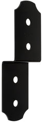 National Hardware N800-024 Decorative Joist Tie Outdoor Reinforcement Hardware Accents Brackets and Bracers for Pergolas Gazebos Garden Arches and Raised Garden Beds, 1 1/2 X 3 X 10, Hartley, Black, 8