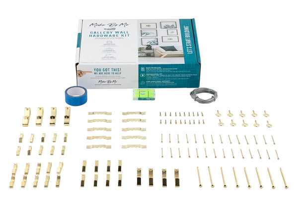 National Hardware N900-004 Gallery Wall Hanging Kit, Brass