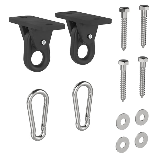 National Hardware N900-010, Porch Swing Hanging Spring Kit, 1000 Lbs. Capacity, Ceiling Mount Heavy-Duty Suspension Swing Hangers and Springs for Porch Swing