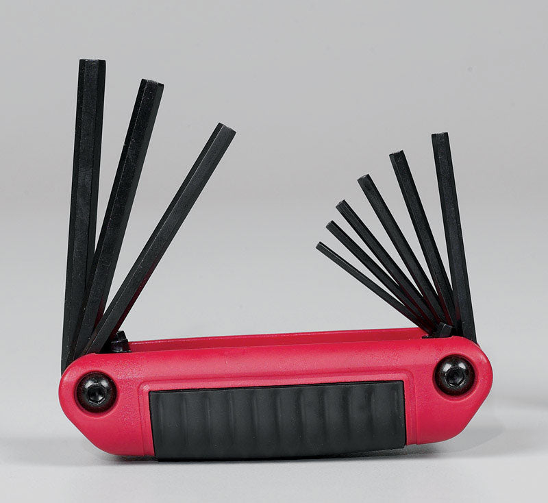 Eklind Tool 5/64" to 1/4" SAE Ergo Fold Hex Key Set Multi-Size in. 9 pc.