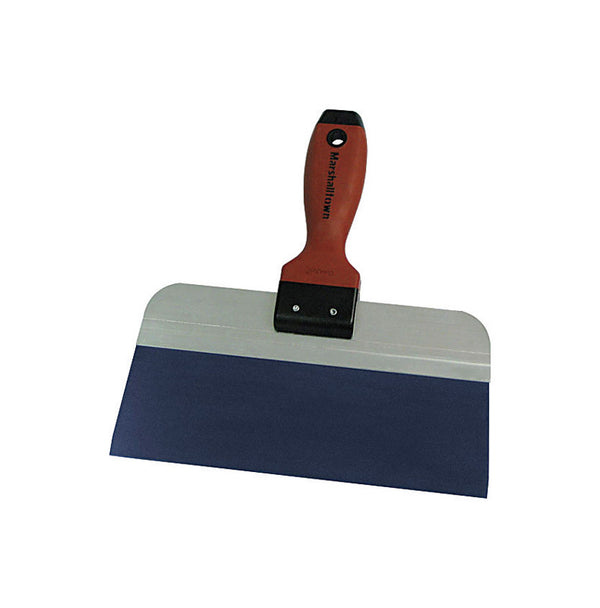MARSHALLTOWN DuraSoft Taping Knife, 10 Inch Blue Steel Blade, Assembled in USA, For Drywall Finishing, 3510D