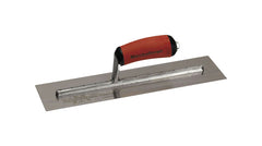 Marshalltown Finishing Trowel, 14 by 4 Inch, Perfect for Spackling, Sheetrock, Stucco, Concrete, EIFS and More, DuraSoft Curved Handle, High Carbon Steel Blade, Xtralite Mounting, MXS64D