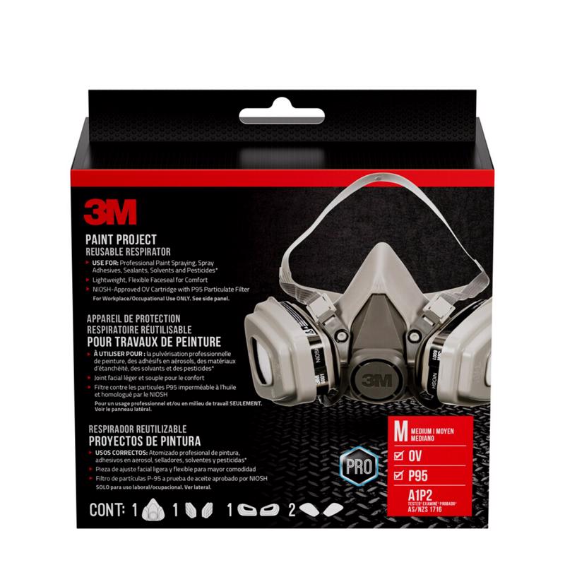 MINNESOTA MINING AND MFG Respirator,Assembly,MED 6211P1-DC