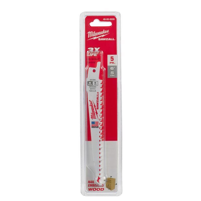 Sawzall Wood Reciprocating Saw Blade