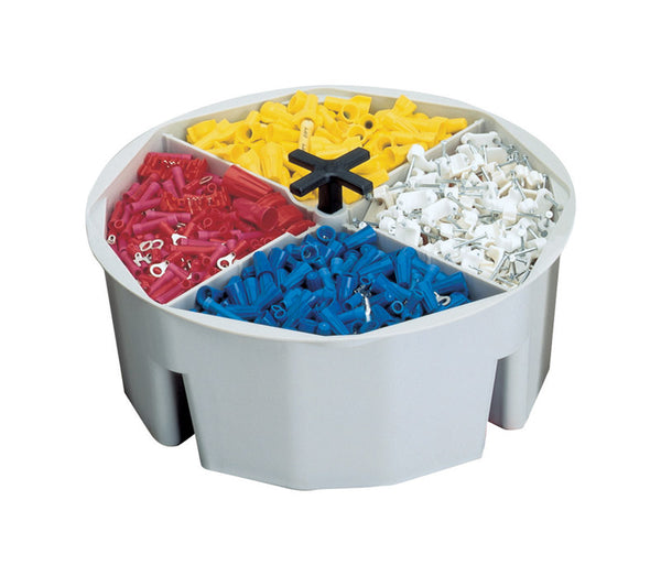Custom Leathercraft1152 Full-Round Bucket Tray, 2.5 in. High
