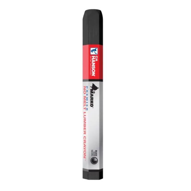 C.H. Hanson 4.5 in. L x 0.5 in. W Lumber Crayon Black Metal 1 pc. - Case Of: 12;12
