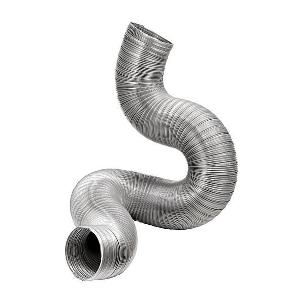 Eastman Lambro 60633 Semi-Rigid Aluminum Dryer Ducting, 4 inch x 8 Ft, Silver 302L