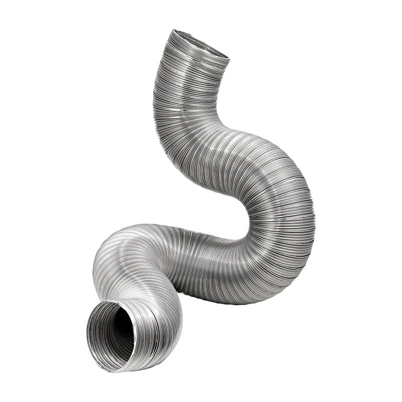 Lambro 60633 Semi-Rigid Aluminum Dryer Ducting, 4 inch x 8 Ft, Silver