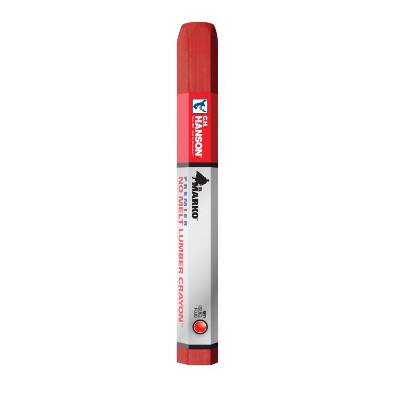 CH Hanson Red Premier Lumber Crayon 12-Pack
