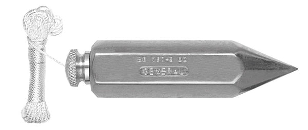 General 790-8 8 Oz Hexagon Plumb Bobs (4-Pack)