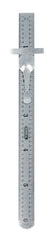 General 300/1 Precision Ruler, Silver