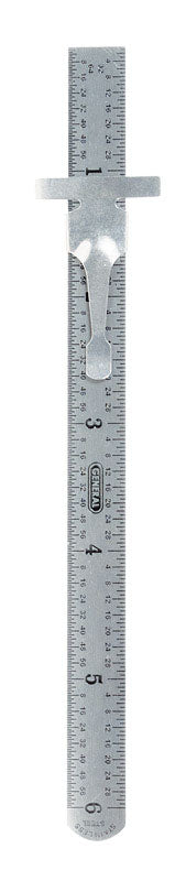General Tools 6 in. L x 1/2 in. W Stainless Steel Precision Rule Metric