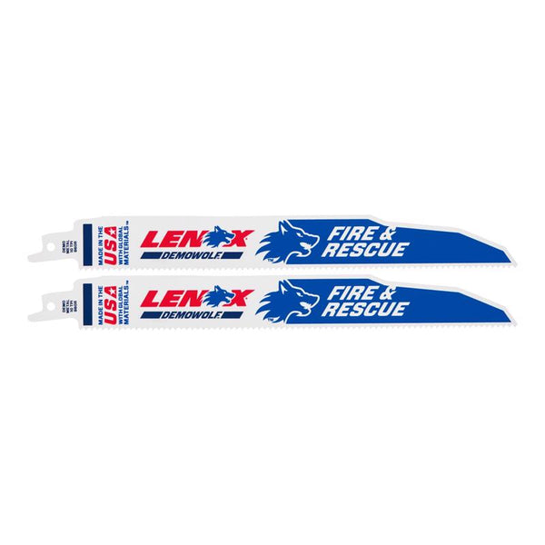 Lenox Tools Demolition Reciprocating Saw Blade with Power Blast Technology, Bi-Metal, 9-inch, 10 TPI, 2/PK, White, Pack of 2 225mm 10tpi (20597960R)