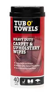 TUB O Towels Heavy Duty Carpet Wipes 40 Count