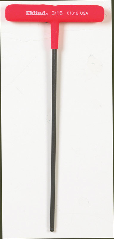 Eklind Tool 61812 3/16 Inch Power-T T-Handle Ball-Hex T-Key allen wrench