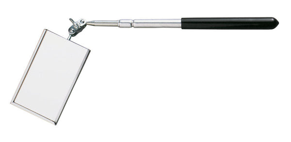 General Tools 16 in. H Polished Chrome Silver Metal Inspection Mirror 560
